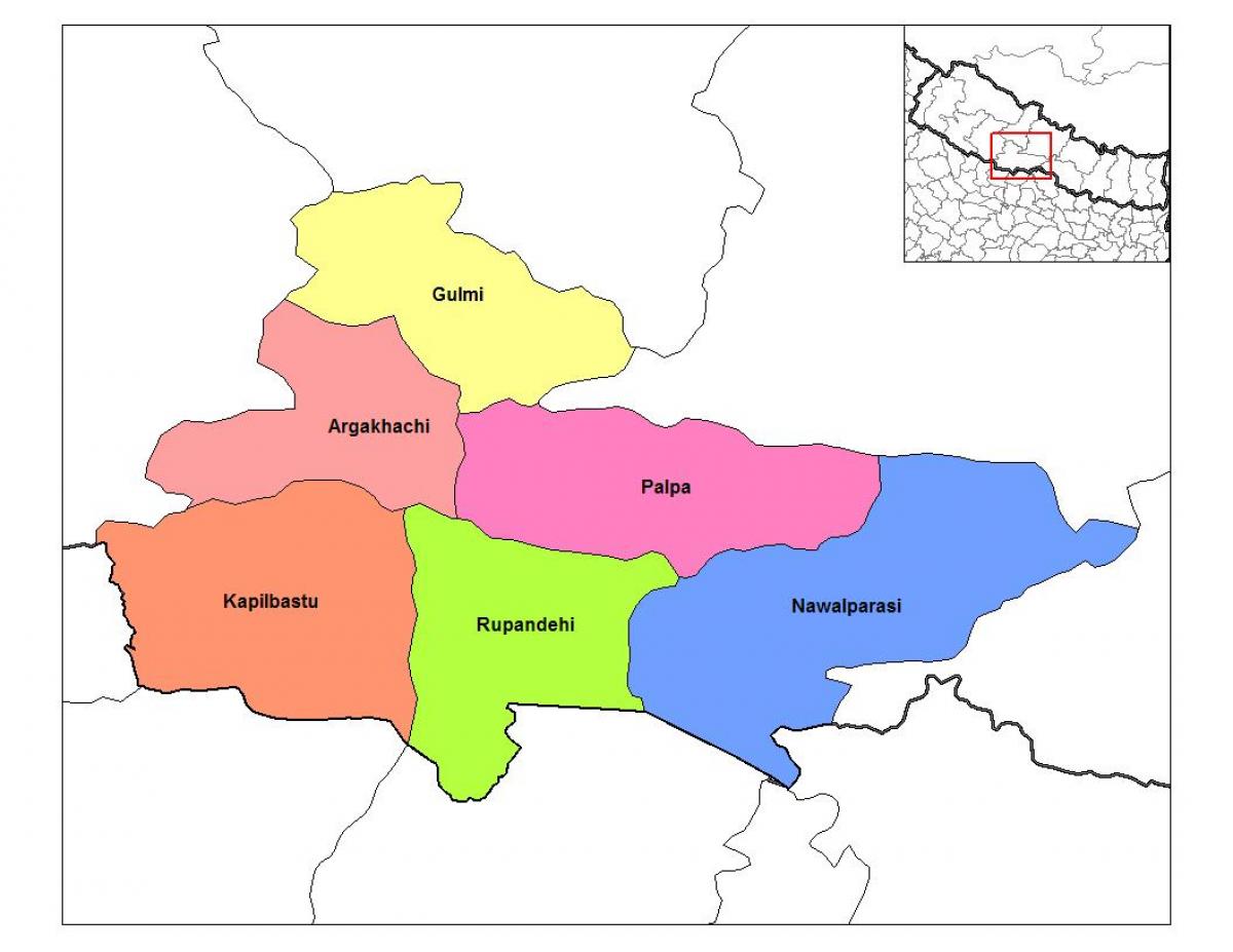মানচিত্র rupandehi নেপাল