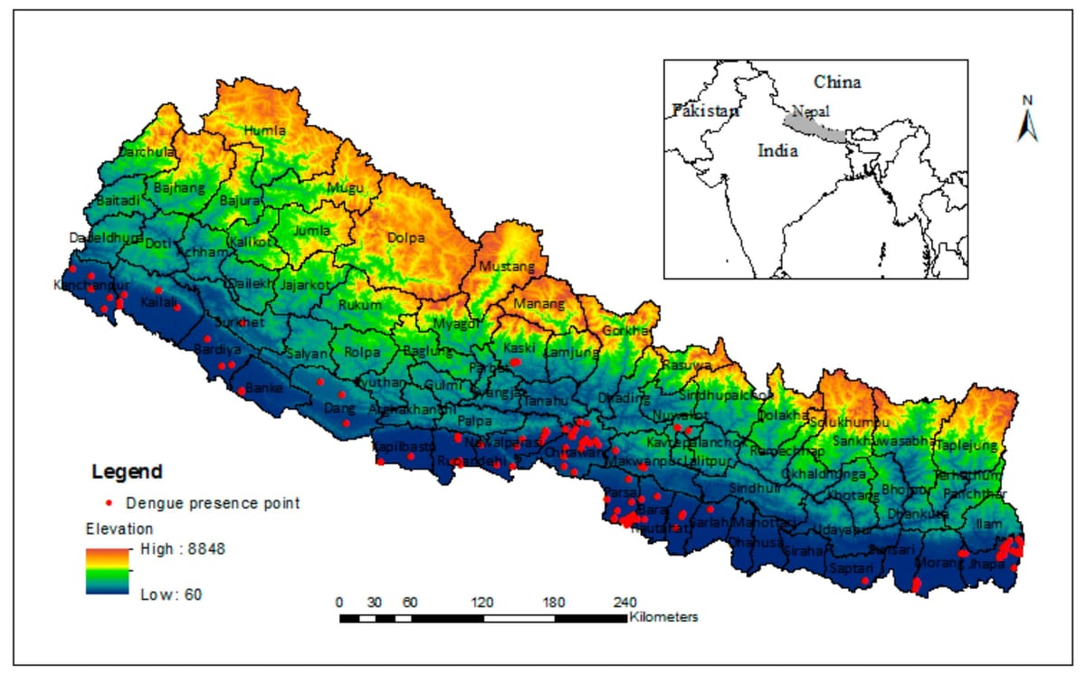 মানচিত্র এর জলবায়ু নেপাল