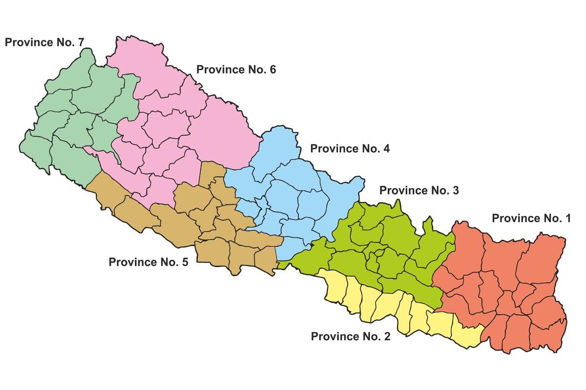 মানচিত্র নিয়ে ফেডারেল নেপাল