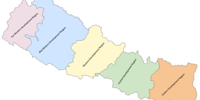মানচিত্র সঙ্গে নেপাল উন্নয়ন অঞ্চল