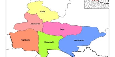 মানচিত্র rupandehi নেপাল